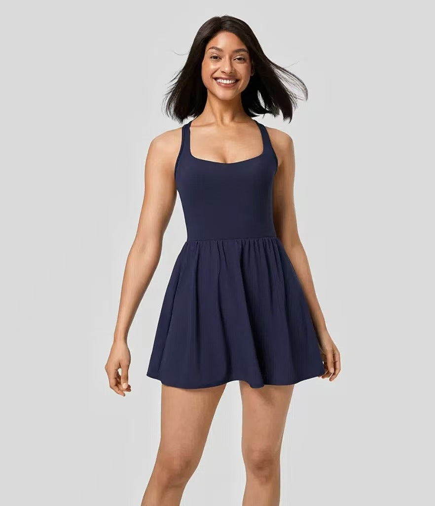 Women's Bow-Detail Sleeveless Tennis Dress