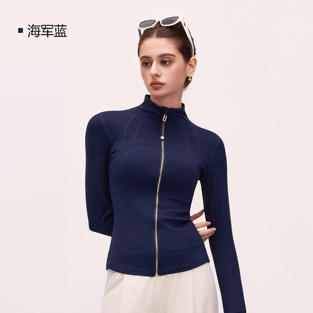 Women's Thumbhole High-Neck Active Jacket – product view 7