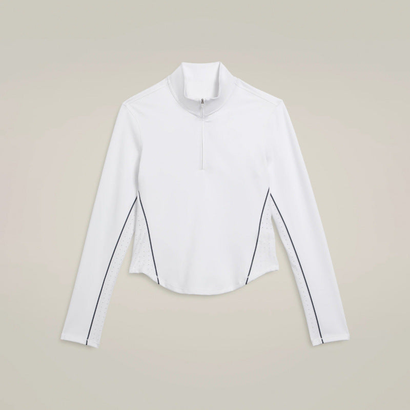 Women's Long-Sleeve Zip Golf & Tennis Top – product view 6
