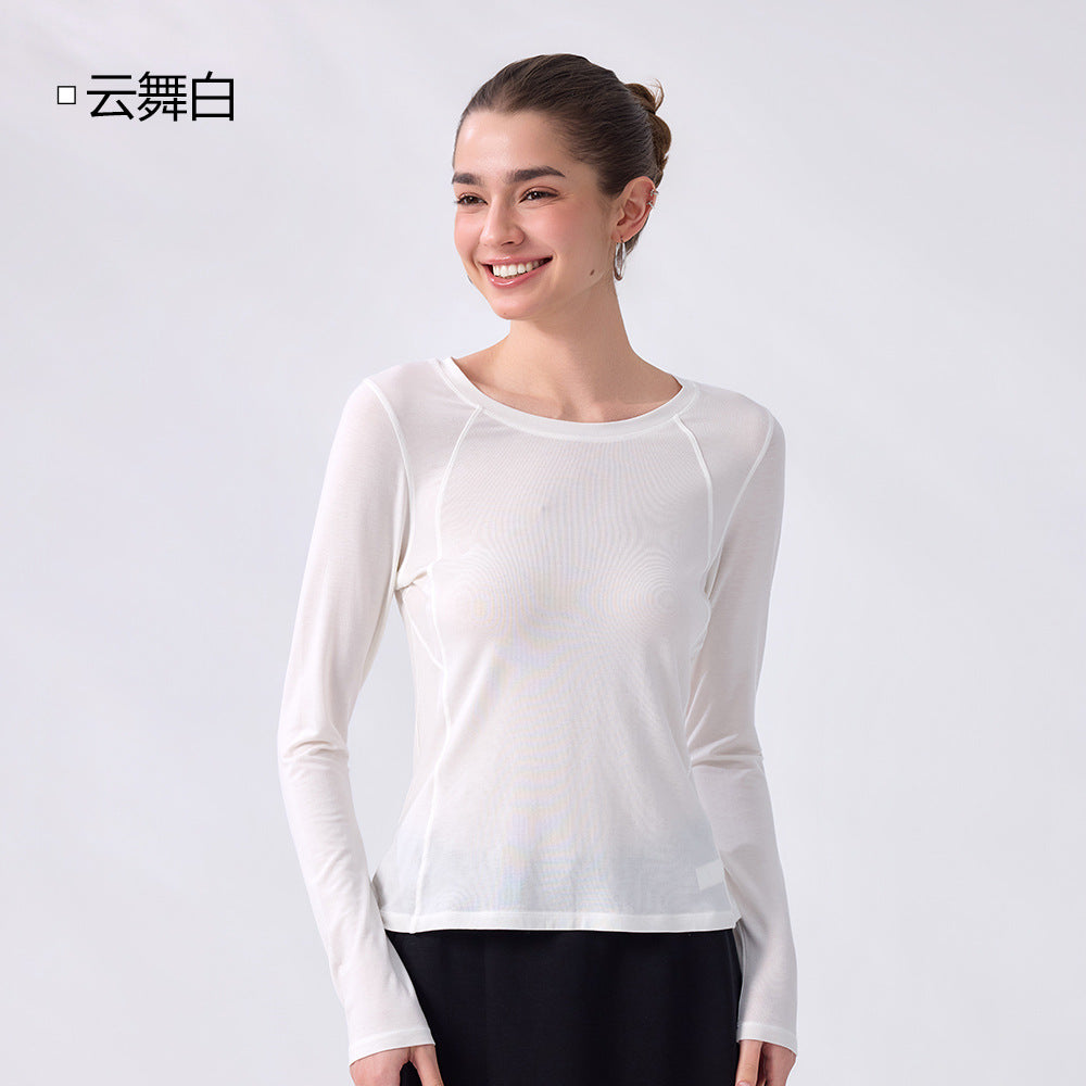 Women's Crew-Neck Activewear T-Shirt – product view 7