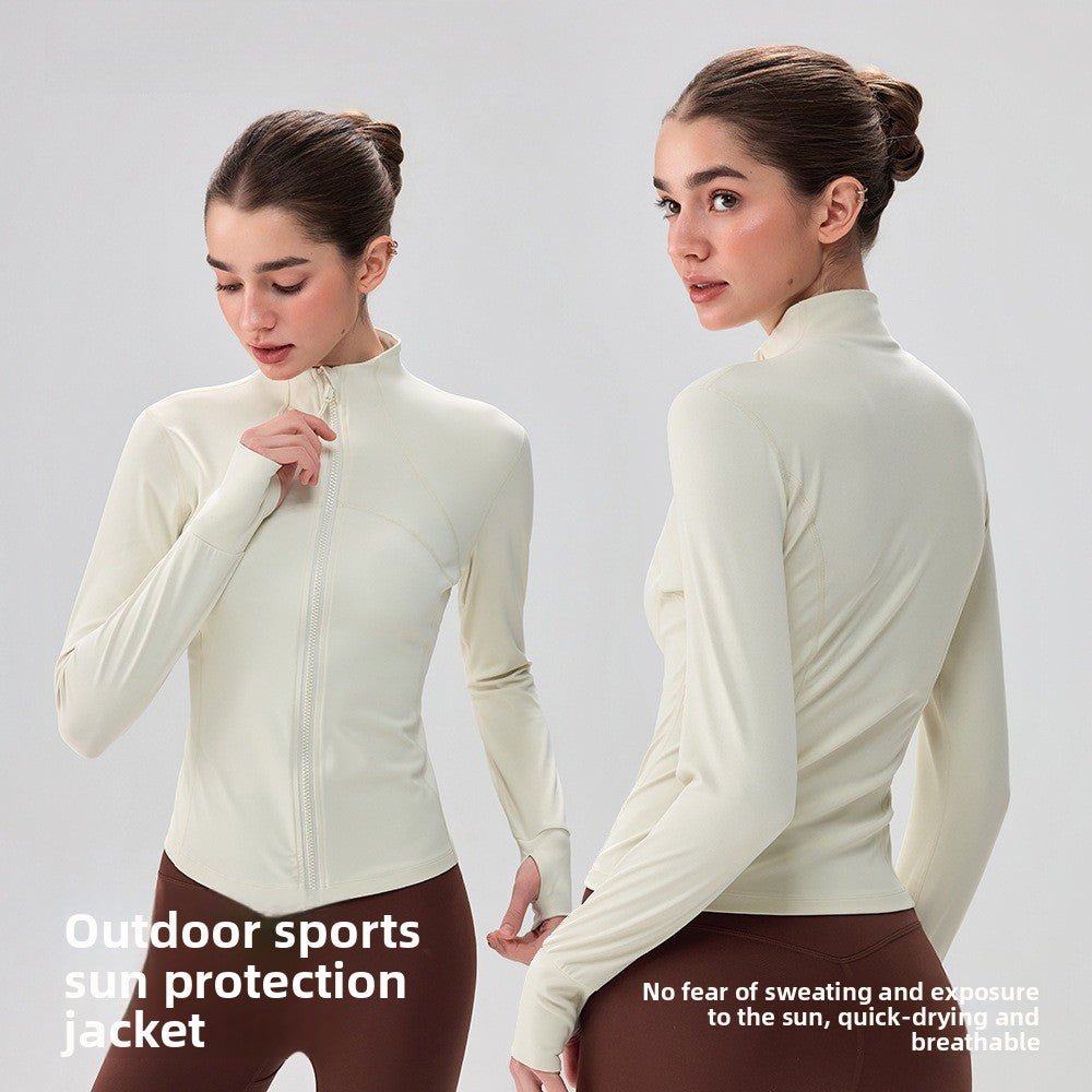 Women's High-Collar Zip Golf Jacket – product view 4
