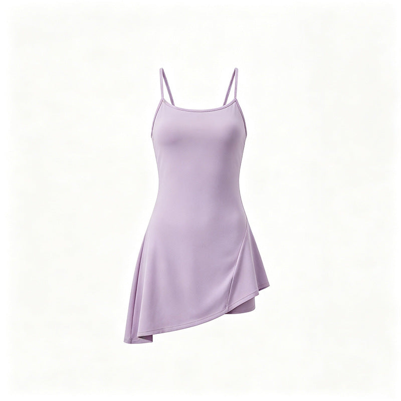 Lavender sleeveless active dress product view