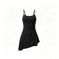 Black sleeveless active dress product view