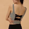 Women's twist-back active tank top – view 1