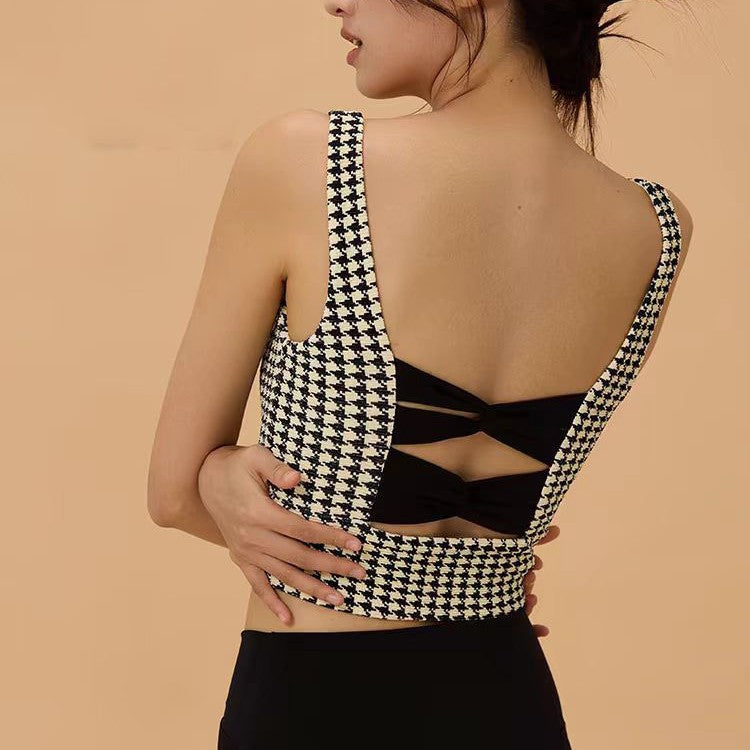 Women's twist-back active tank top – view 1