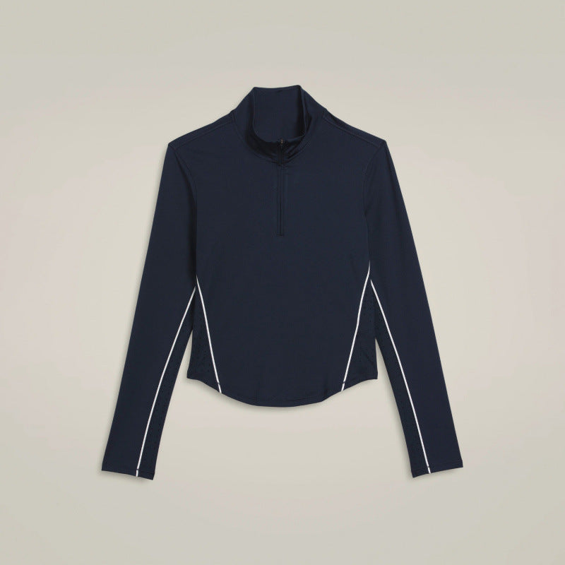 Women's Long-Sleeve Zip Golf & Tennis Top – product view 7