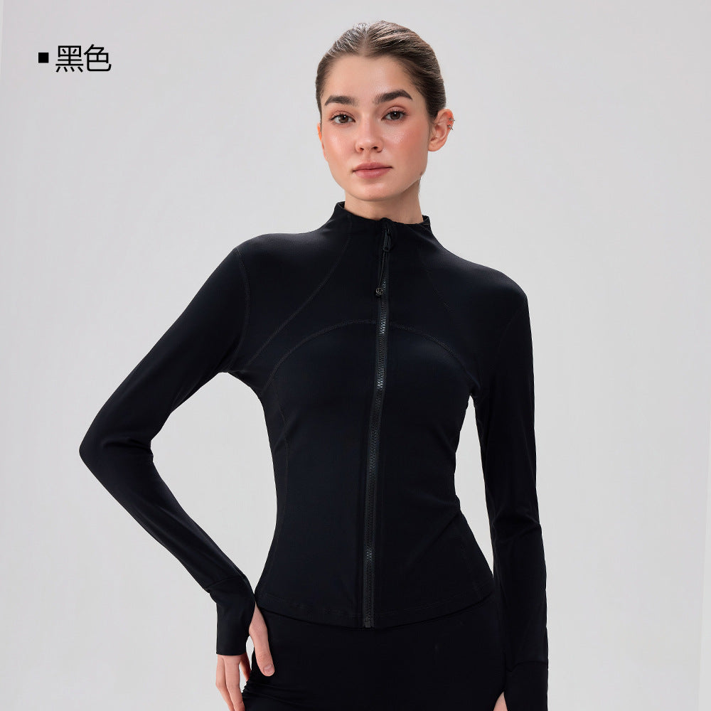 Women's High-Collar Zip Golf Jacket – product view 13