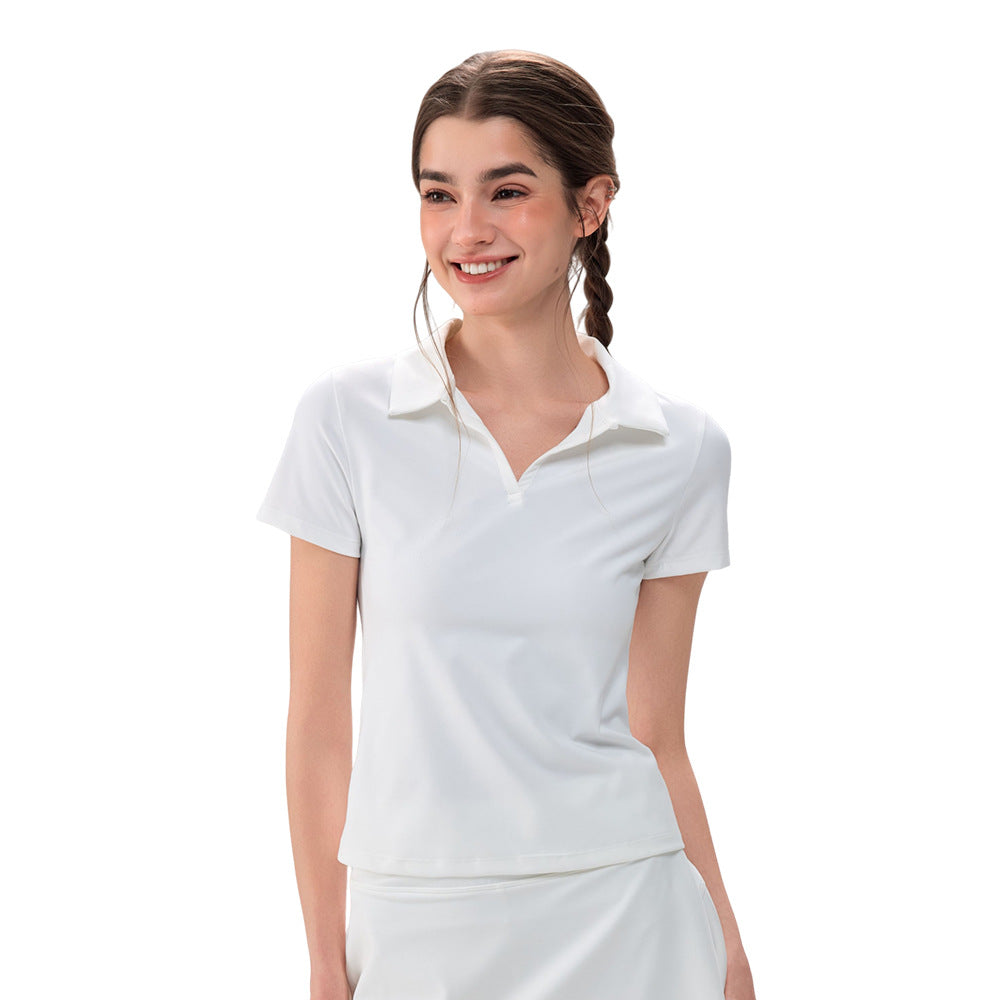 Women's Short-Sleeve Polo Golf Shirt – product view 5