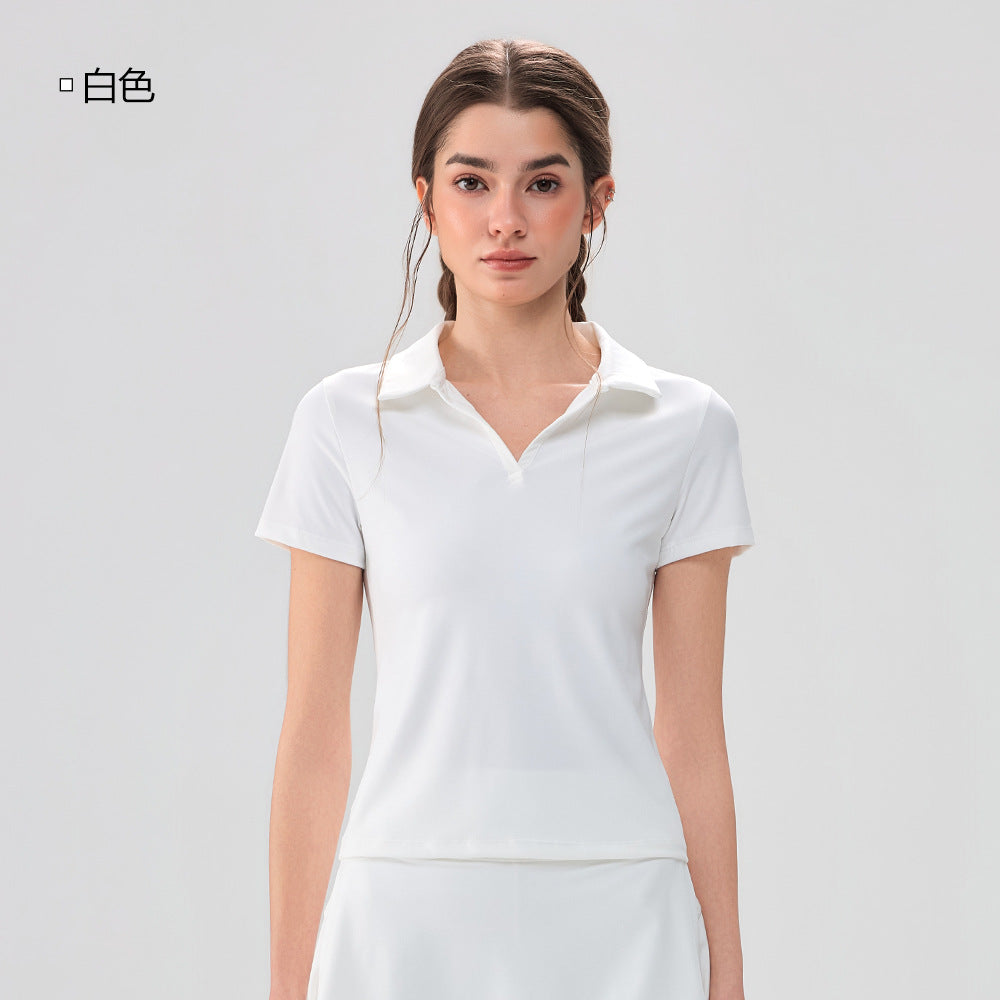Women's Short-Sleeve Polo Golf Shirt – product view 11