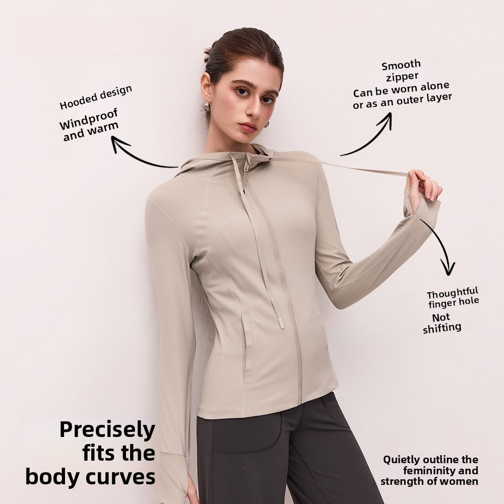 Women's Hooded Golf & Tennis Jacket – product view 2