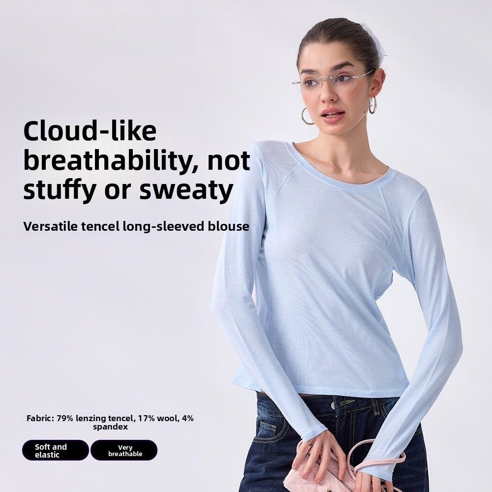 Women's Crew-Neck Activewear T-Shirt – product view 1