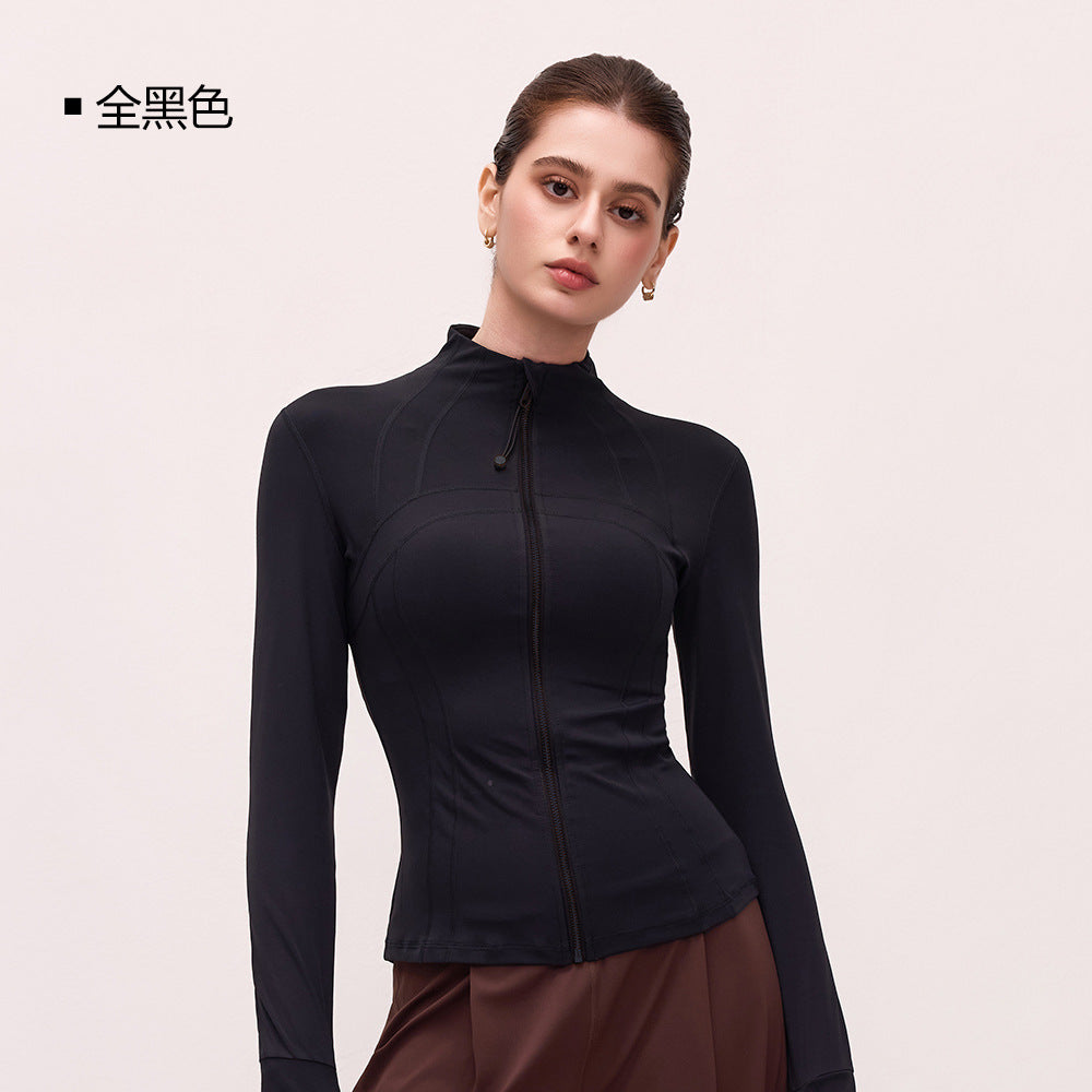 Women's Thumbhole High-Neck Active Jacket – product view 11