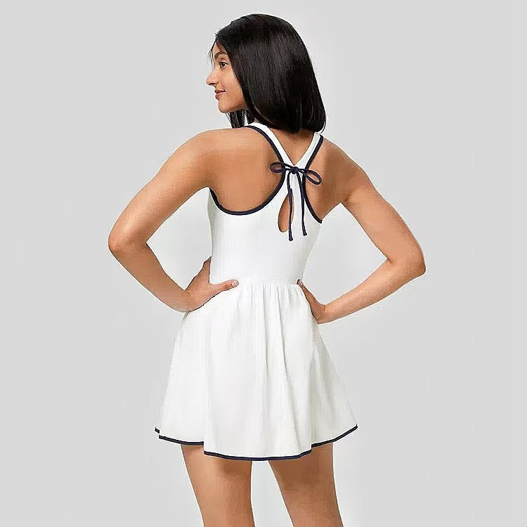 Women's Bow-Detail Sleeveless Tennis Dress