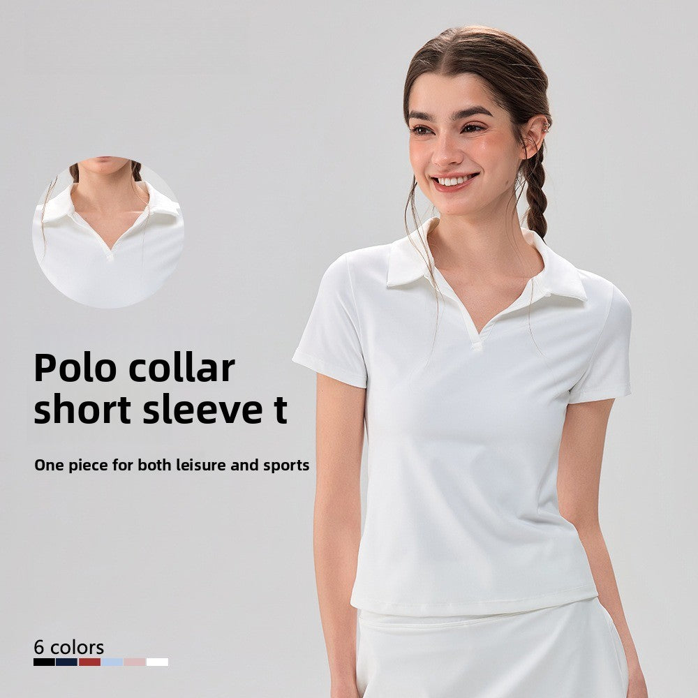 Women's Short-Sleeve Polo Golf Shirt – product view 1