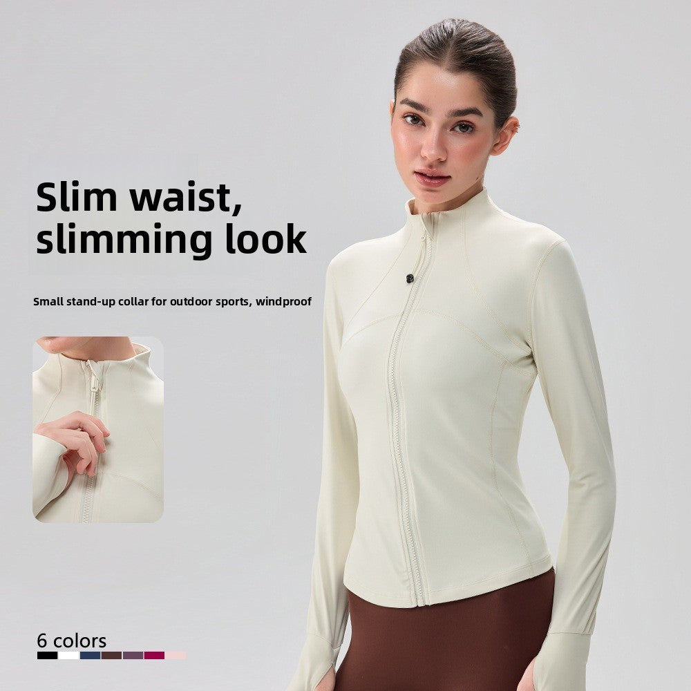 Women's High-Collar Zip Golf Jacket – product view 1