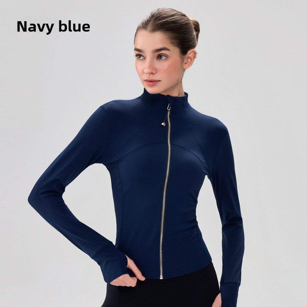 Women's High-Collar Zip Golf Jacket – product view 6