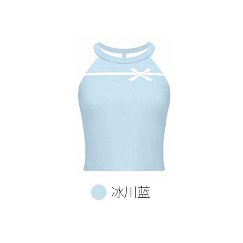 Women's Padded Halter Tennis Top