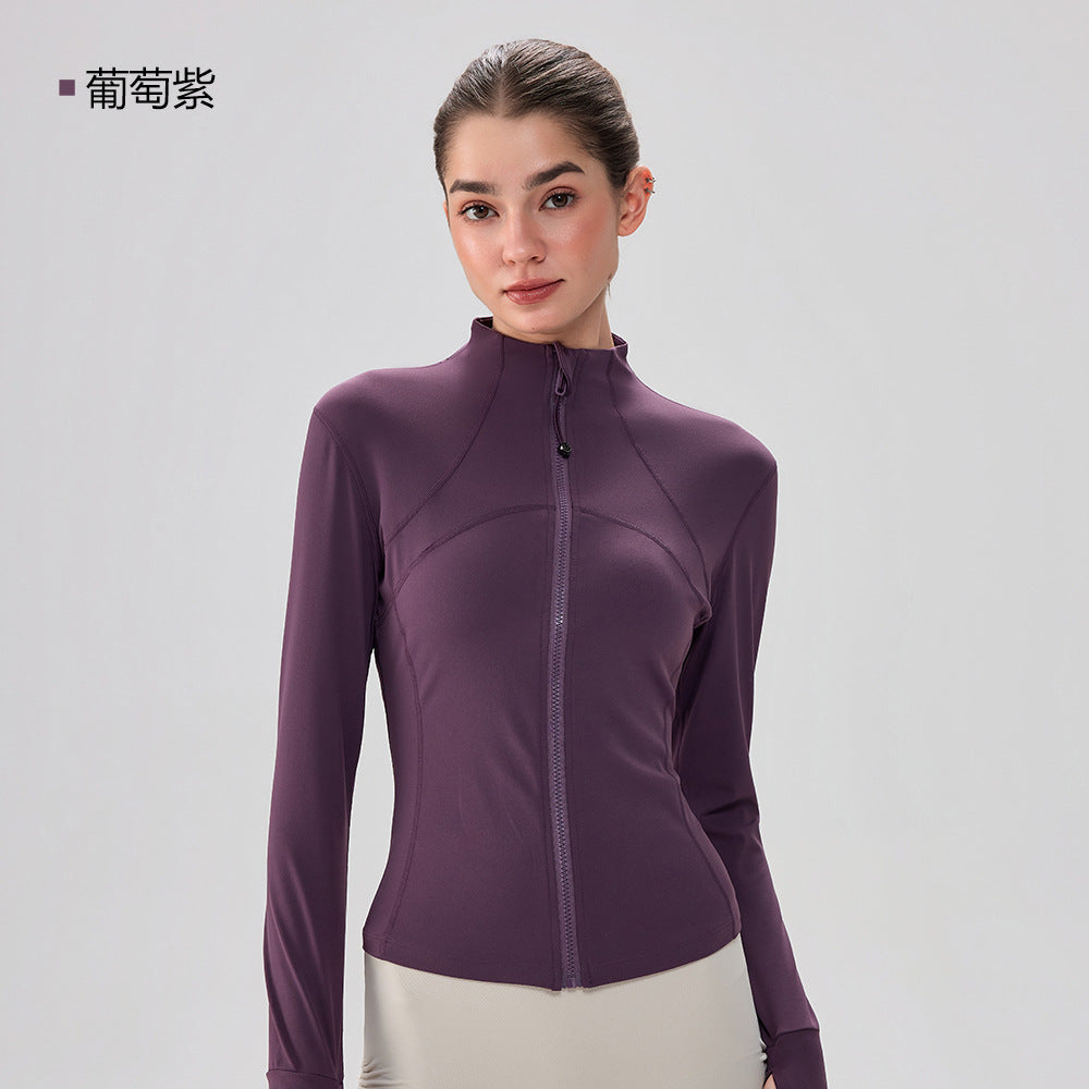 Women's High-Collar Zip Golf Jacket – product view 8