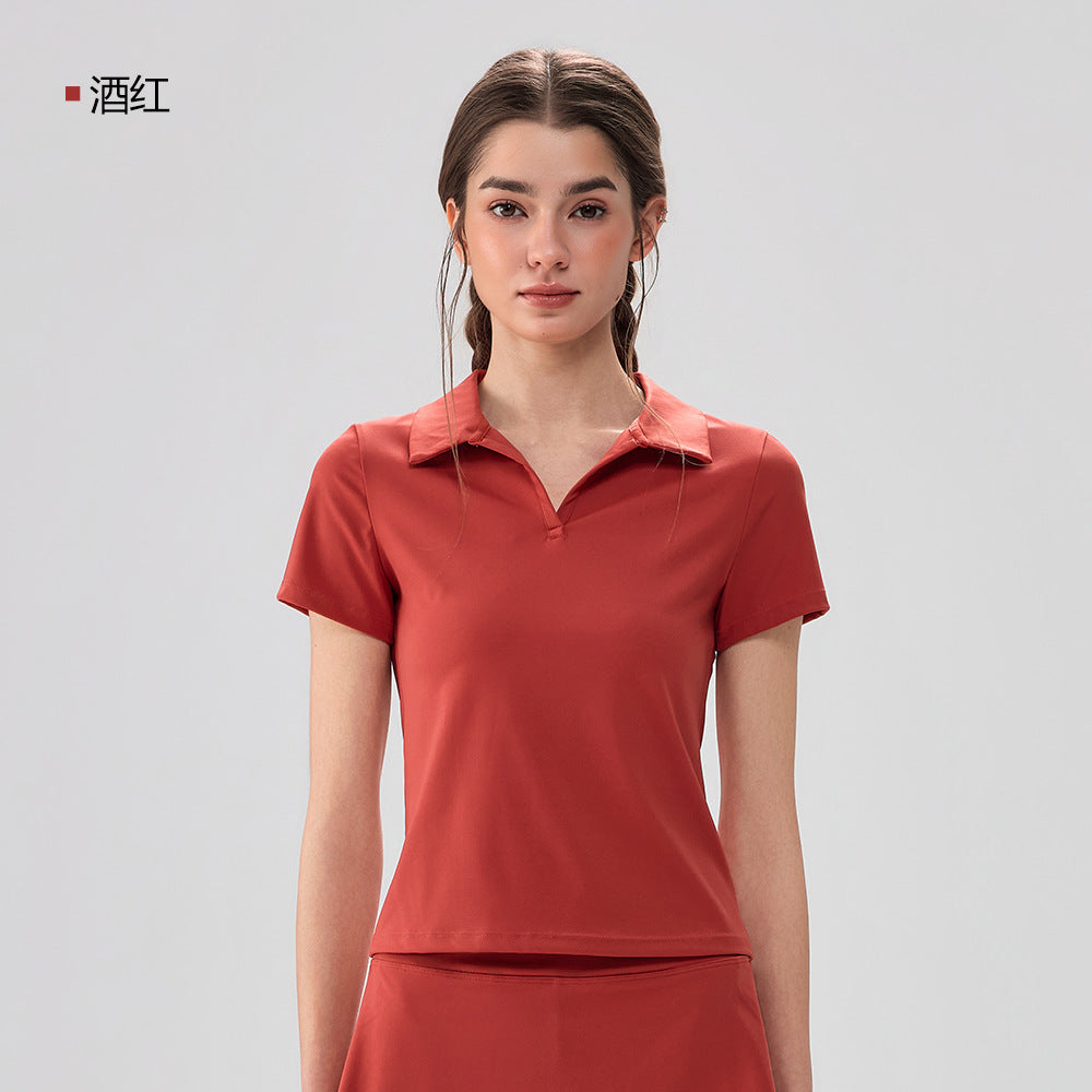 Women's Short-Sleeve Polo Golf Shirt – product view 9