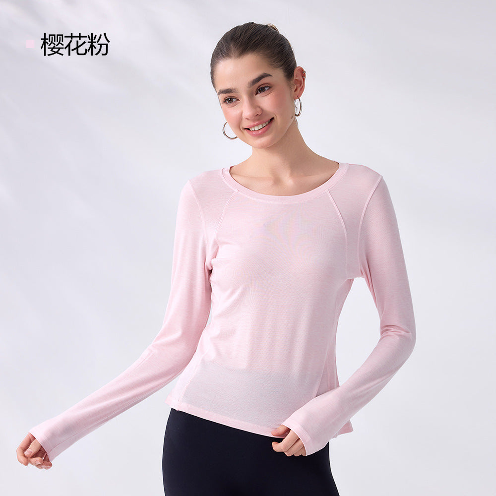 Women's Crew-Neck Activewear T-Shirt – product view 10