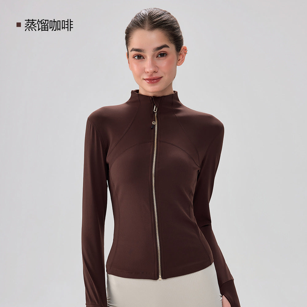 Women's High-Collar Zip Golf Jacket – product view 9