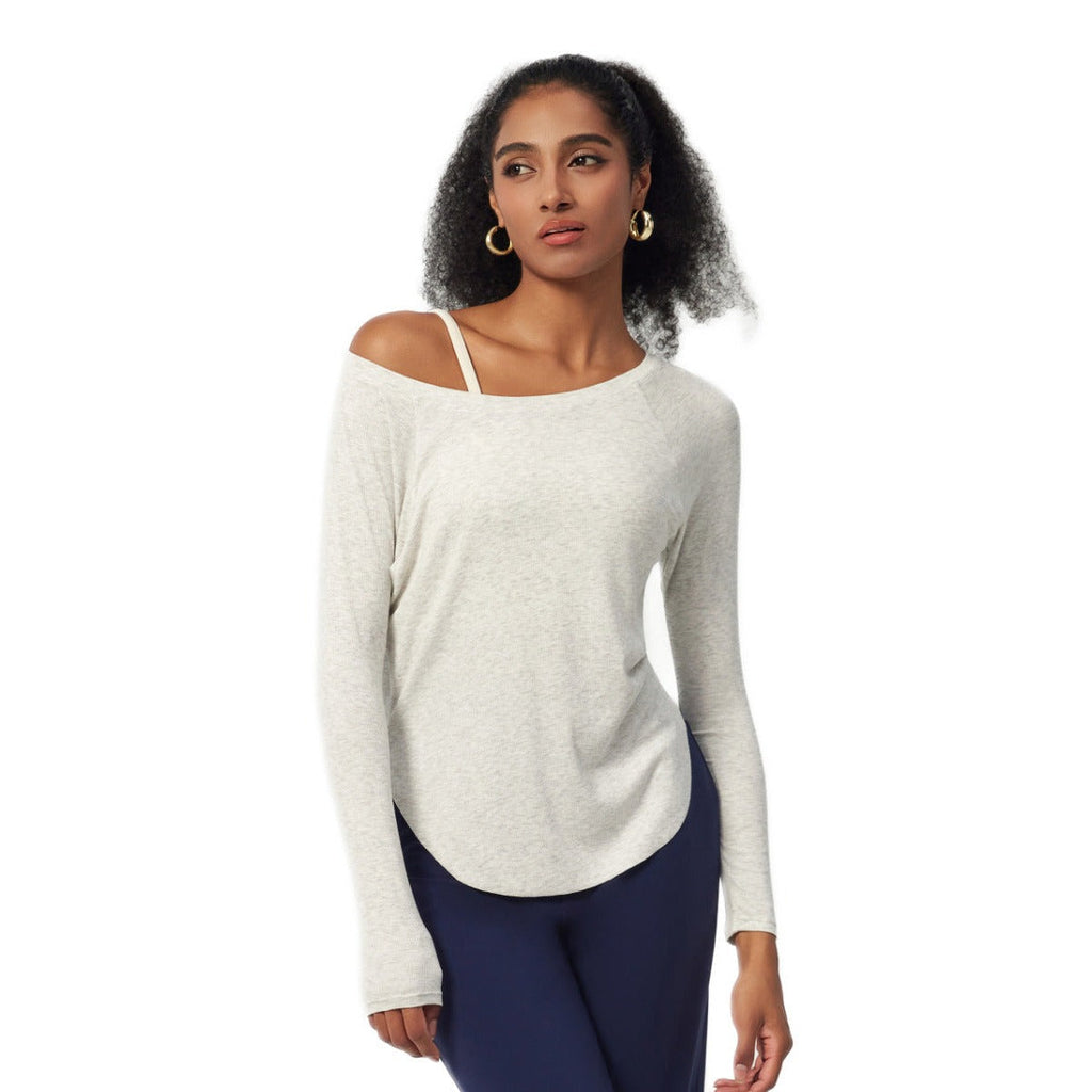 Women's Long-Sleeve Pilates & Yoga T-Shirt — view 5