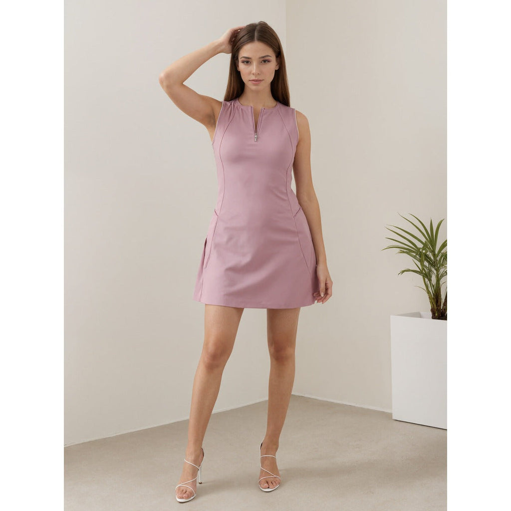 Women's Tennis Dress Set with Built-In Shorts — product view 3