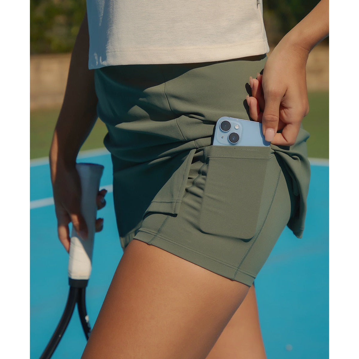 Women's High-Waist Breathable Tennis Dress — product view 2